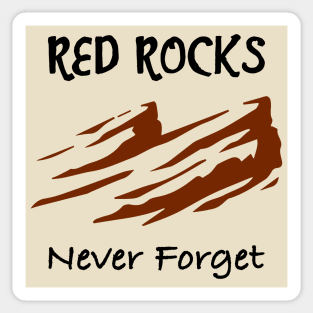 Red Rocks Amphitheater Denver Colorado Sticker